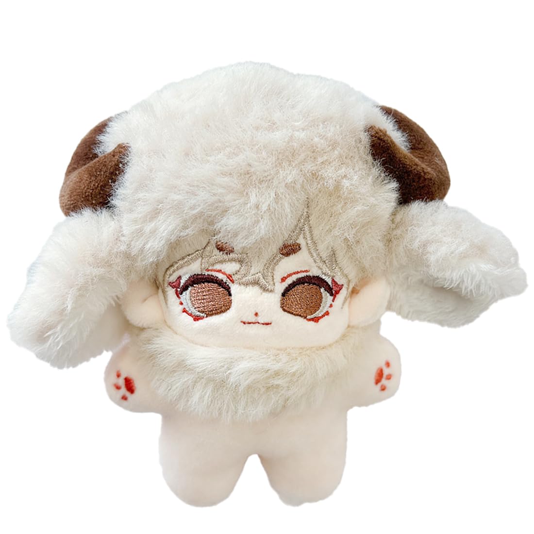 

MANCOTTON 10cm Plush Toy Fluffy Kemo Ears Beige Non-Attribute [Item] бежевий