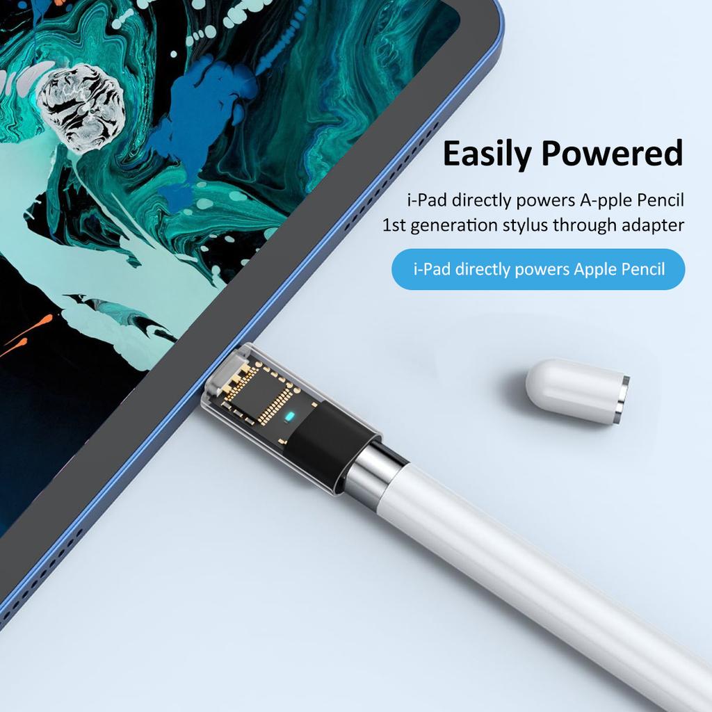 USB C Pencil Adapter for Apple Pencil 1st Generation Type c to for IOS Charger Adapter iPencil Dongle Connector for iPad 10 Gen 3