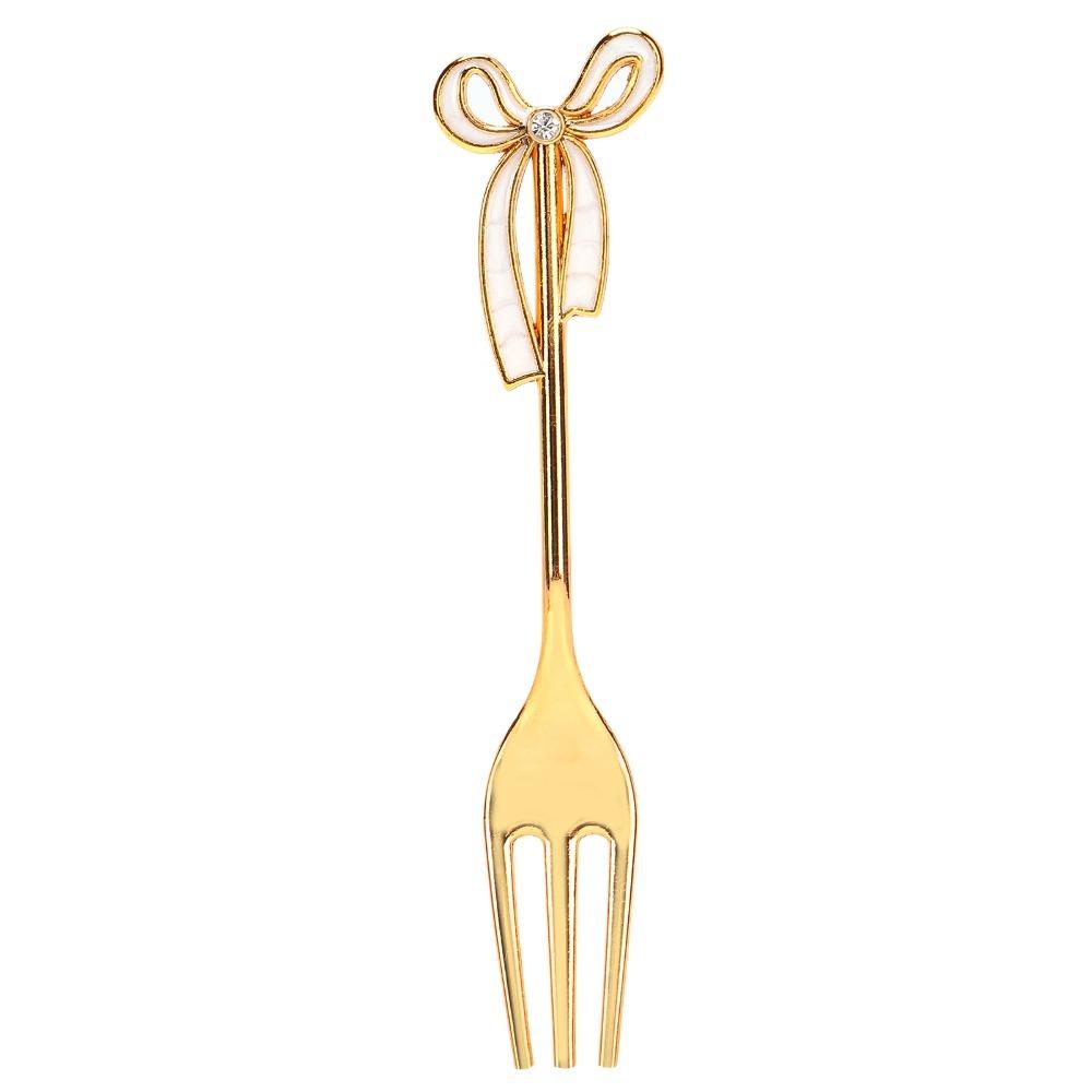 7pcs Zinc Alloy Dessert Spoon Set Swan Base Holder Fruit Spoon Set Coffee Spoon Set  For Fruit