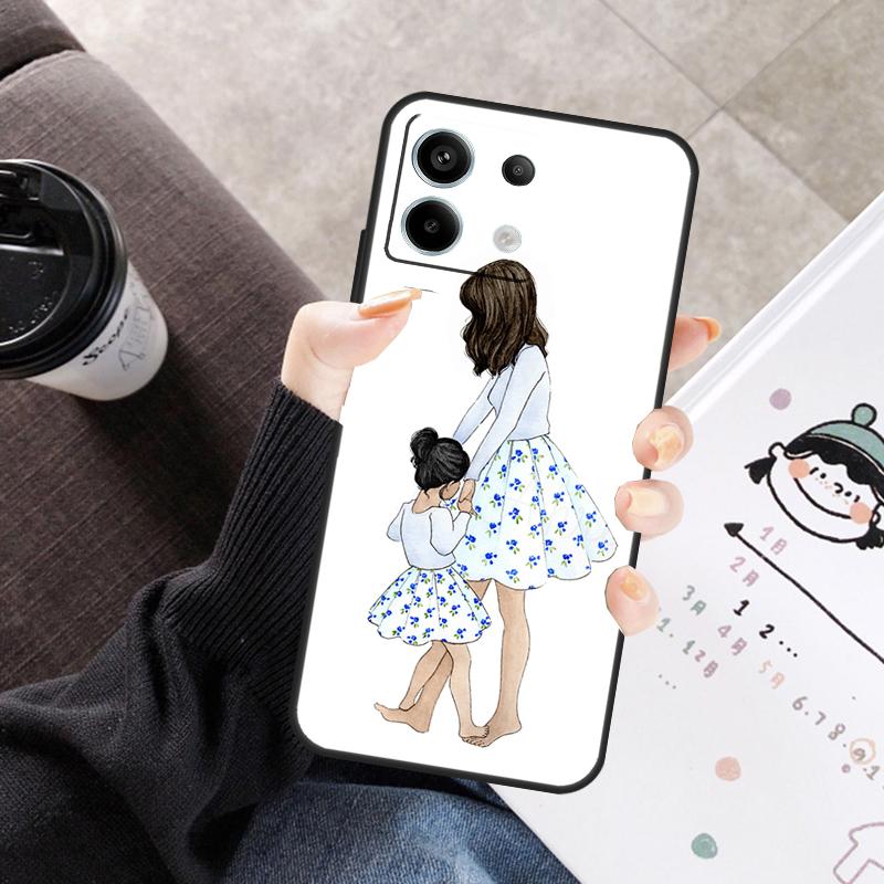 

Mom and Daughter Cover For Xiaomi Redmi Note 14 13 10 11 12 15 Pro Plus Case For Redmi 15C 13C 12C 10C 14C 15 Redmi Note 14 5G