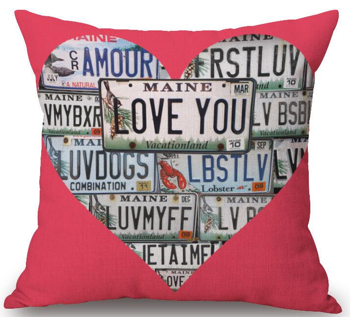 Pillows Cover Fashion Cushion Cover Linen Pillow Case Home Decoration Car Sofa Decorative Pillowcase 45X45Cm