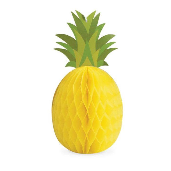 Honeycomb Pineapple for a Tropical Party