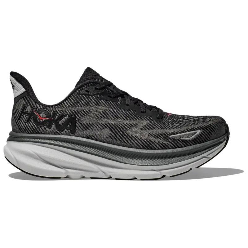 HOKA ONE ONE Clifton 9 Black Outer Orbit Sneakers 1127895-BCKT