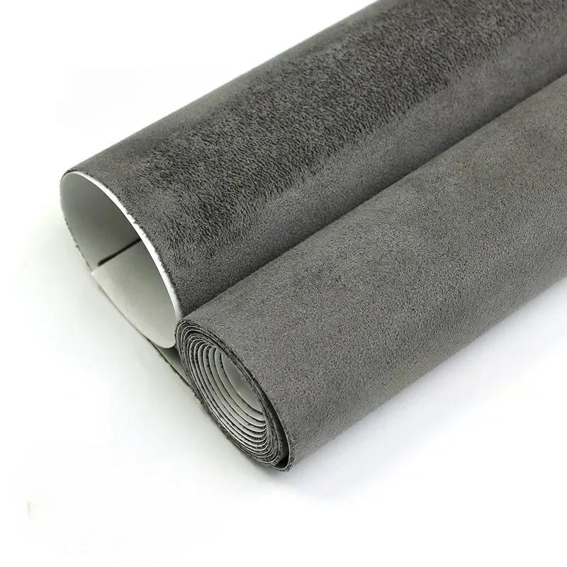 20cm/30cm/40cm*140cm Self Adhesive Suede Fabric Sticky Leather Velvet Fabrics Terciopelo Adhesivo for DIY Car Interior Decor