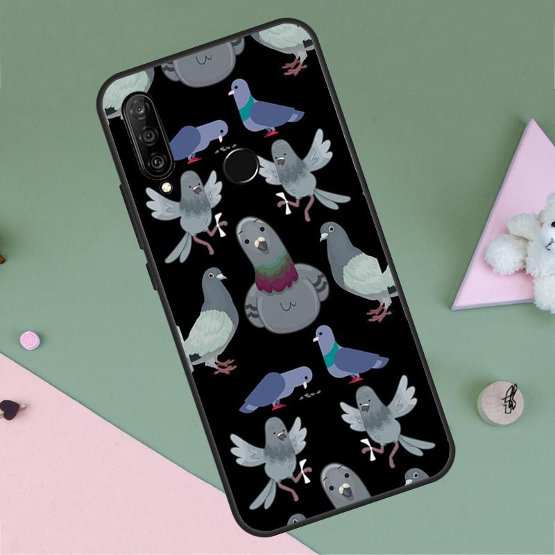 Pigeons Doves Bird Flock Animal For Huawei Nova 9 10 SE Y91 Y61 Y90 Y70 Y60 Y72 12s 12i 11i 7i 8i P60 Pro P30 P40 Lite Case