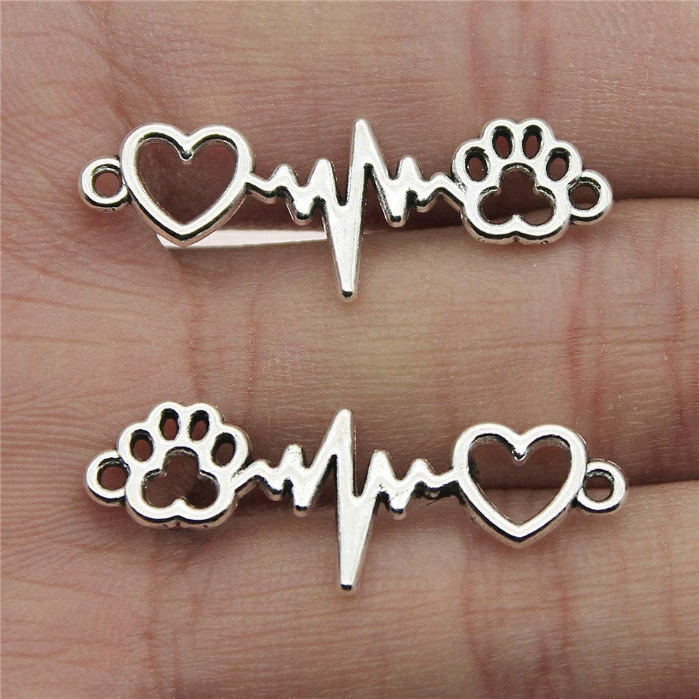 Accessories Parts Infinity Heart Love Connector Minimalist Jewelry Components QA027