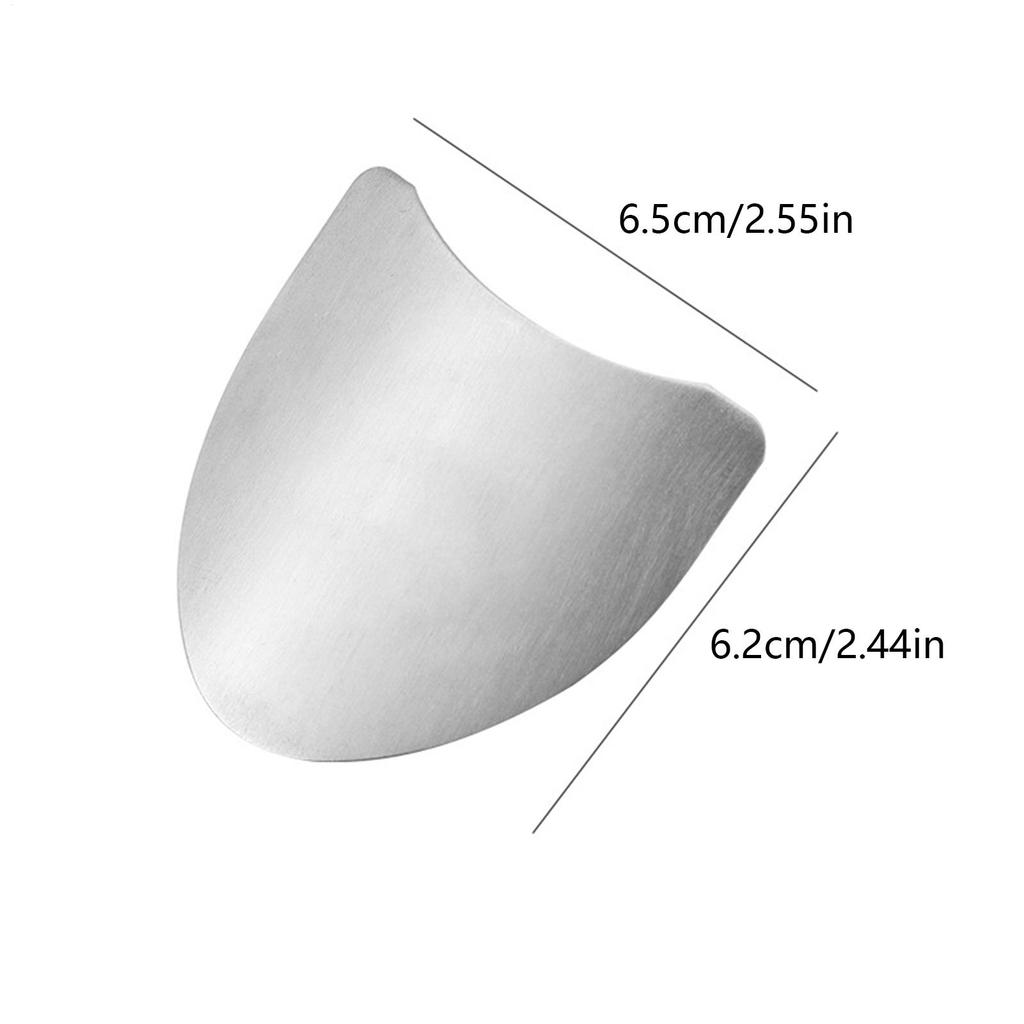 2/4Pcs Stainless Steel Finger Protector Cutting Meat Vegetables Finger Safety Fingerboard Multi-functional Kitchen Tool Accessor