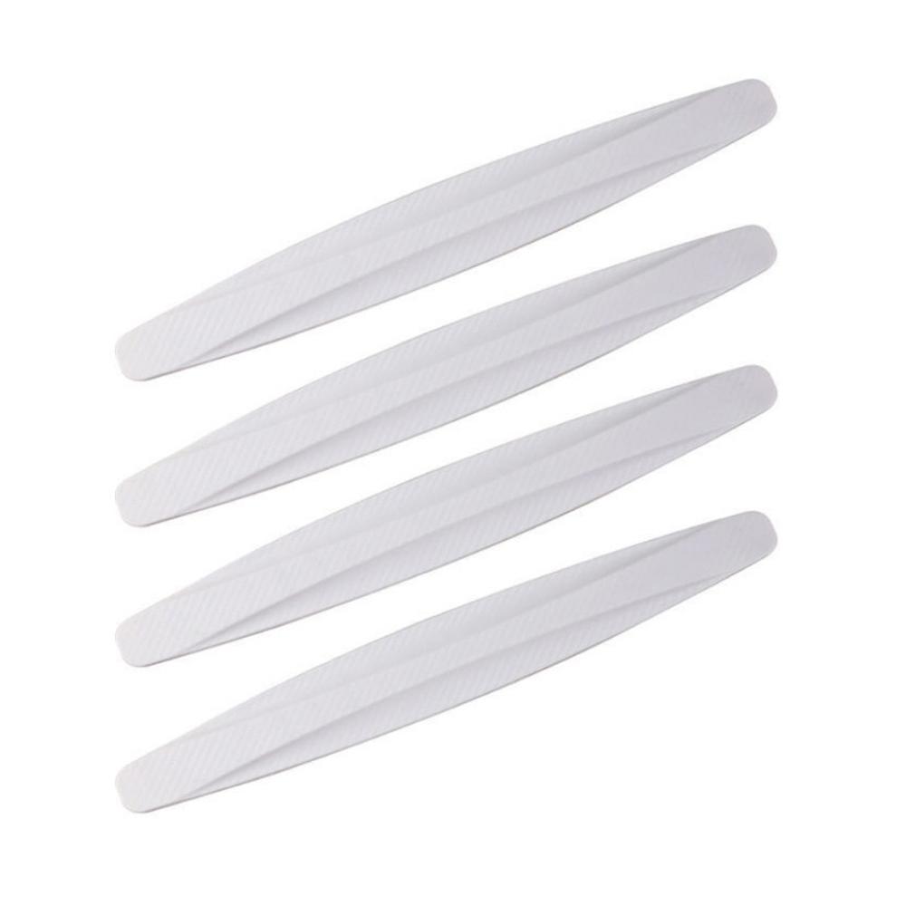 4pcs Anti Collision Car Bumper Guard Strip Car Sticker Door Edge Guards Trim Molding Protection Strip Scratch Protector белый