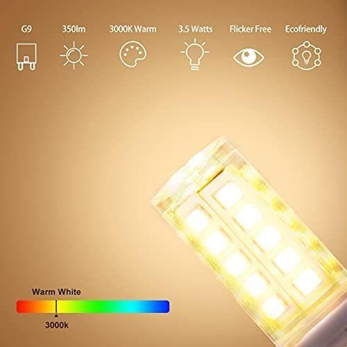 Ampoule LED G9 - 3.5W - Blanc Chaud 3000K - Économie D'énergie - 25000 Heures De Vie