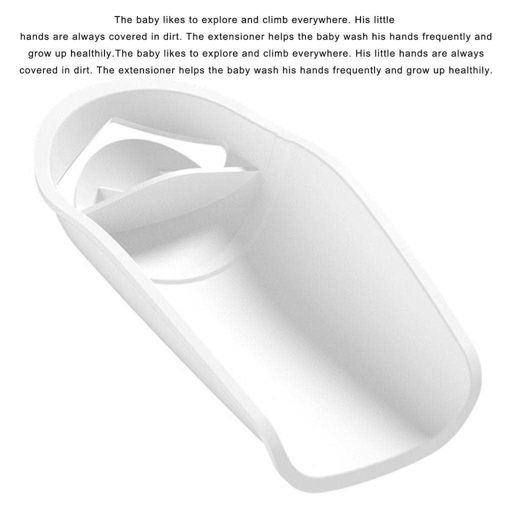 Kids Faucet Extender AntiSplash Design Easy Install Water Tap Helper For Children Hand Washing Independence Training