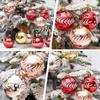 10 Box Christmas Tree Hanging Baubles Decoration Colorful Decorative Ornament Window and Door Ornament Party Supplies
