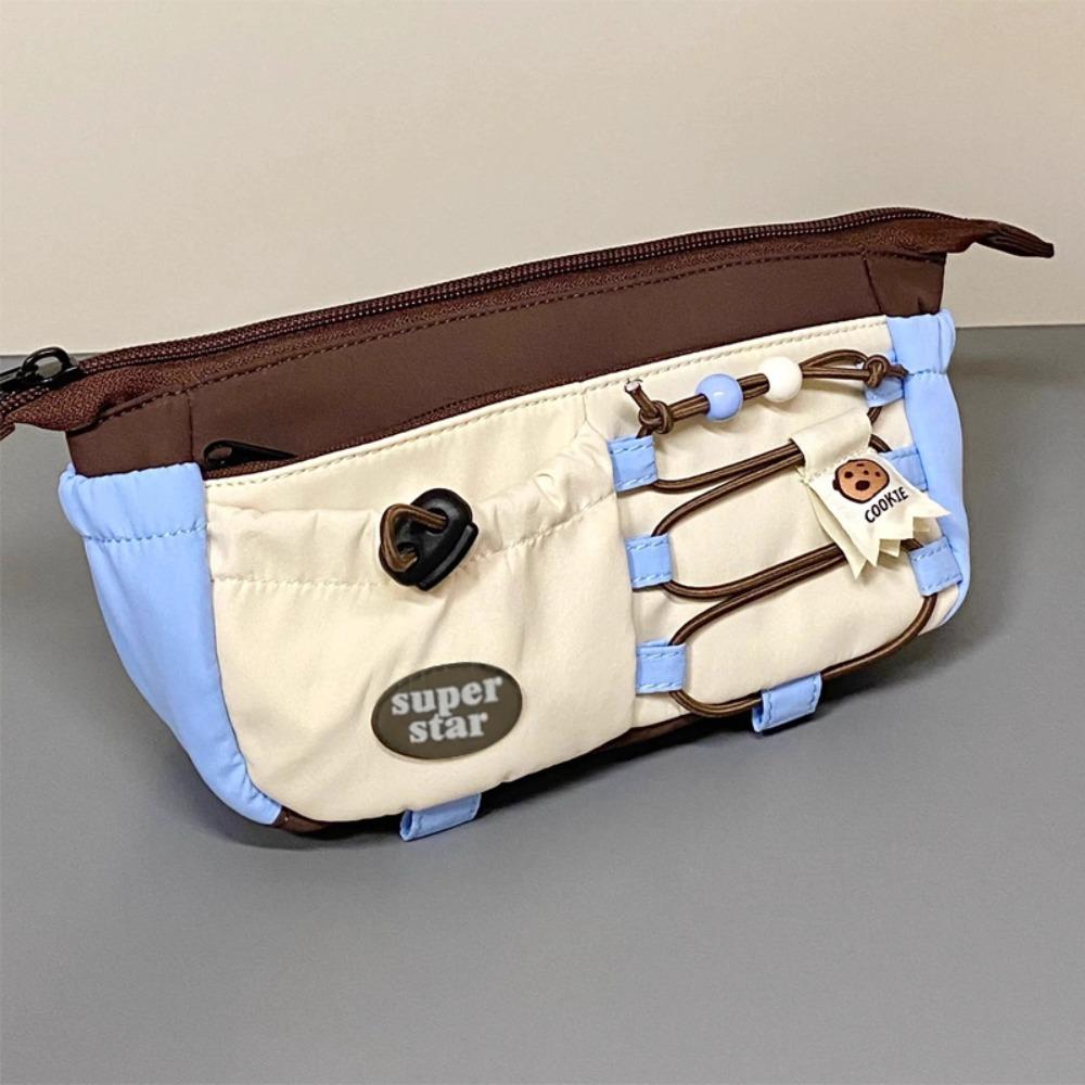 Office Supplies Stationery Case Adjustable Pencil Pouch Personality Pen Bag  Signature