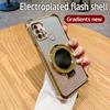 G30 G20 G10 Holder Ring Mirror Phone Case For Motorola Moto G10 G20 G30 G84 G54 G82 5G G52 G71S Soft 6D Plating Shockproof Cover
