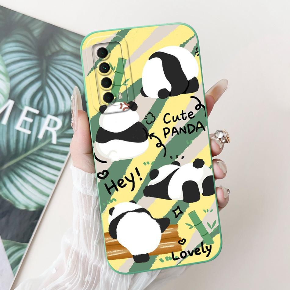 For Huawei P Smart 2021 Case Huawei Y7A PPA-LX3 PPA-LX1 PPA-LX2 Elegant Printing Soft Silicone Shockproof Phone Cases