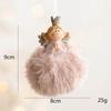 Christmas Plush Angel Girl Pendant Christmas Angel Decoration Desktop Ornament White Pink Angel Pendant New Year 2025