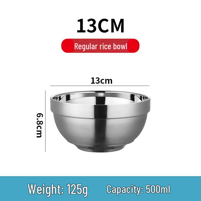 Qianxing 304 Stainless Steel Double Wall Insulated Bowl Set