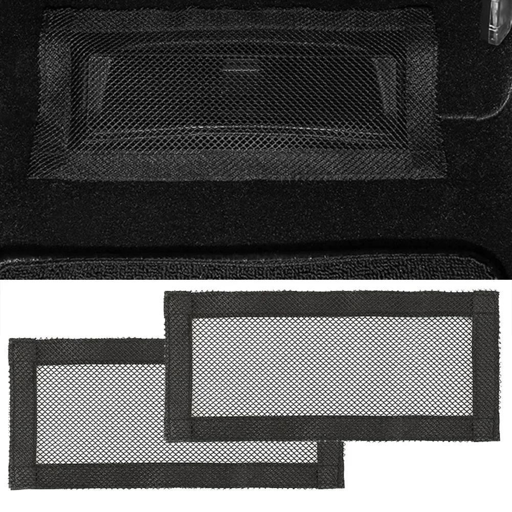 2PCS Air Outlet Cover For Tesla Model 3 Y Under Seat Anti-Blocking Dust Protective Net Car Interior Modification Accessories