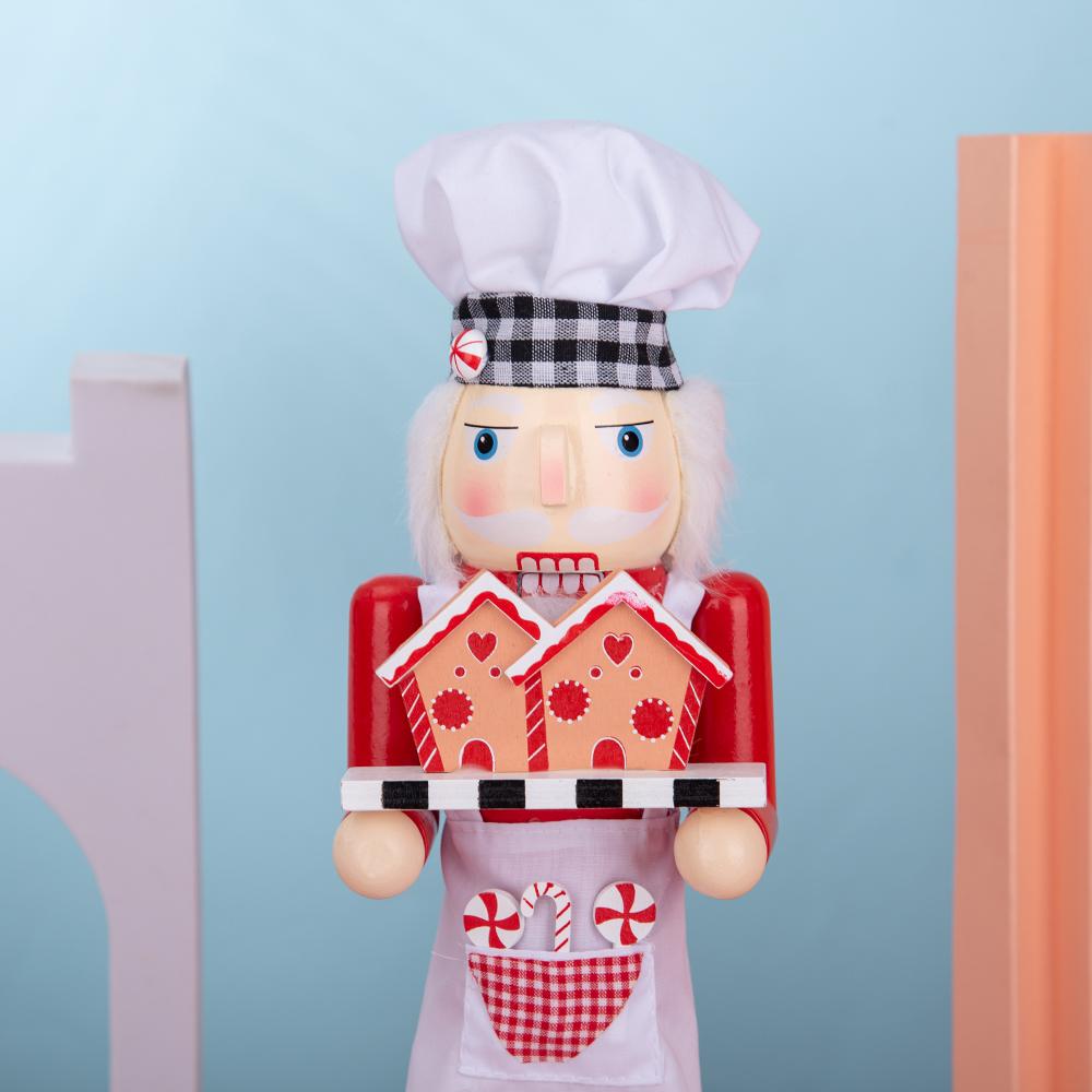 Christmas Candy House-Style Nutcracker Figurine