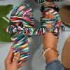 New Flat-bottomed Round-toe One-piece Women's Shoes and Large-sized Flip-flops