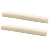 Musiclily Electric Guitar String Groove Beef Bone Nut for 6 String Fender Strat/Telecaster Guitar, 42x3.5x4.5mm (2 Pieces)