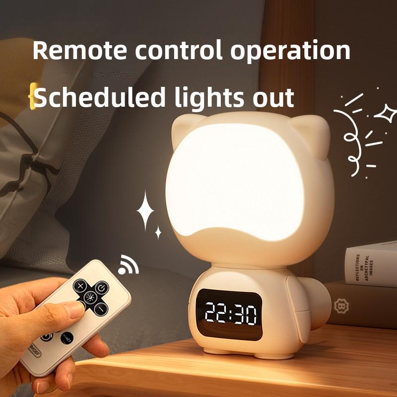 Remote-Controlled Eye-Protecting ABS Material Night Light Plug-In/Rechargeable Desk Lamp Customized Logo for Babies Nursing