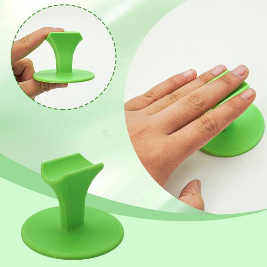 Nail Art Držák prstu Plastový manikúrní stojánek s širokou základnou Stabilní podpora prstu pro aplikaci gelových akrylových nehtů