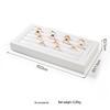 White Jewelry Display Stand for Bracelets, Rings, and Necklaces