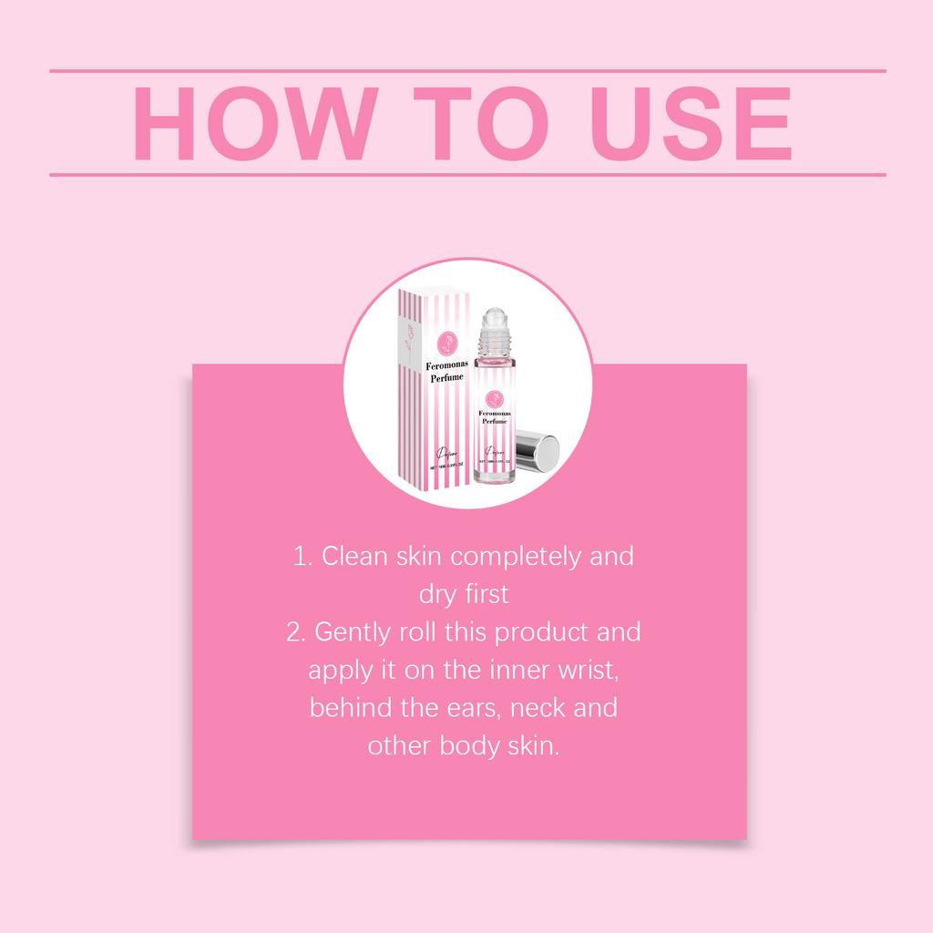 Women's Perfume,15mltravel Sized Perfume, Attracts Men, Rose Perfume Lasting Charm(rose)