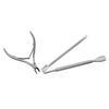 Stainless Steel Nail Art Cutter Scissor Cuticle Clipper Pusher Dead Skin Remover Kit Manicure Pedicure Tools Nails Set