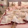 2026 A-Class Skin-Friendly Puff Cotton Bedding Set Soft Duvet Cover Bed Sheet Pillowcases