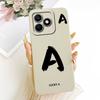 For Honor X8d 4G 6.77" Case Fashion Letters A-Z Full Protection Silicone Back Cover For Honor X8d X8D 4G Phone Cases Fundas