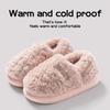 Cotton Slippers Women's Winter Bag Heel Home Warm and Non Slip Plush Cotton Shoes for Men Wearing Outside