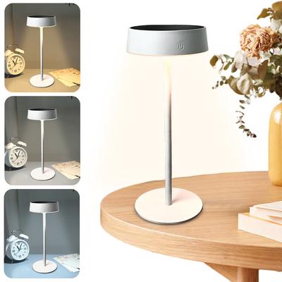 Solar Table Lamp Dimmable LED Desk Lamp Waterproof Cordless Table Lamp Rechargeable Portable Night Light for Indoor and Outdoor