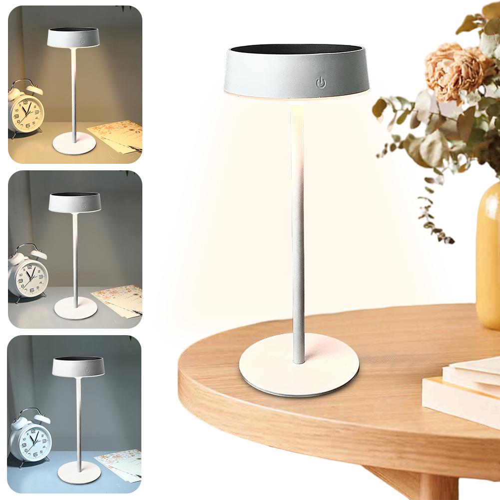 

Solar Table Lamp Dimmable LED Desk Lamp Waterproof Cordless Table Lamp Rechargeable Portable Night Light for Indoor and Outdoor China Mainland