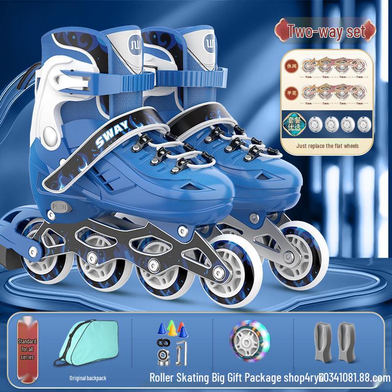 

Sway Guochao Регулируемые роликовые коньки для начинающих и взрослых, с цветами, для девочек L (Adjustable, Shoe Size 36-41)