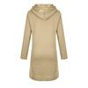 Women's Fall And Winter Casual Sweatshirt Medium Long Solid Color Hooded Sweatshirt