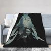Bloodborne Videospiel Decken Flanell Frühling Herbst Multifunktionale Super Warme Überwurfdecke für Zuhause Outdoor Bettwäsche Überwürfe