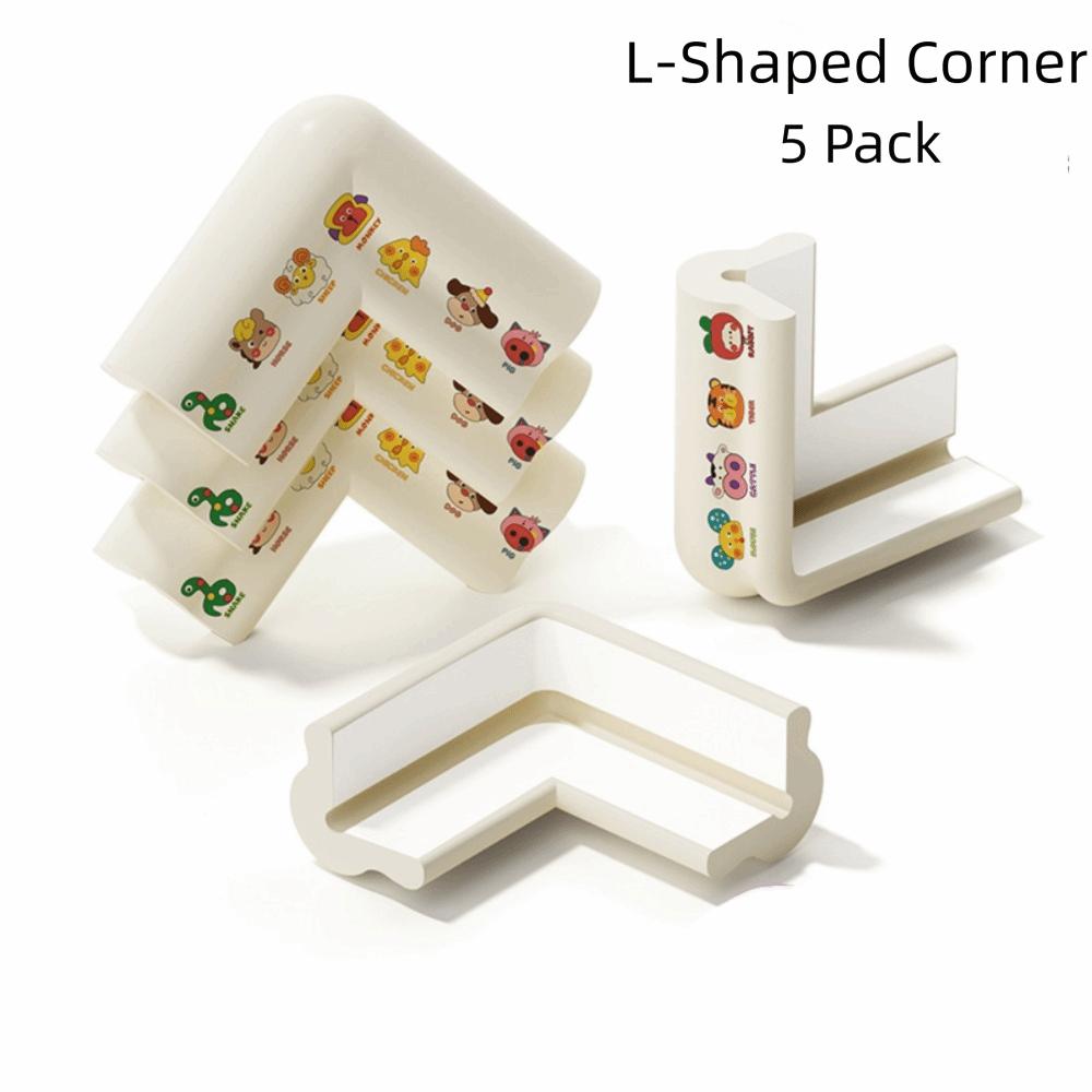 L Shape Desk Edge Guard Strip Soft Cushion Corner Guard Durable Safety Bumper Strip  Bedside