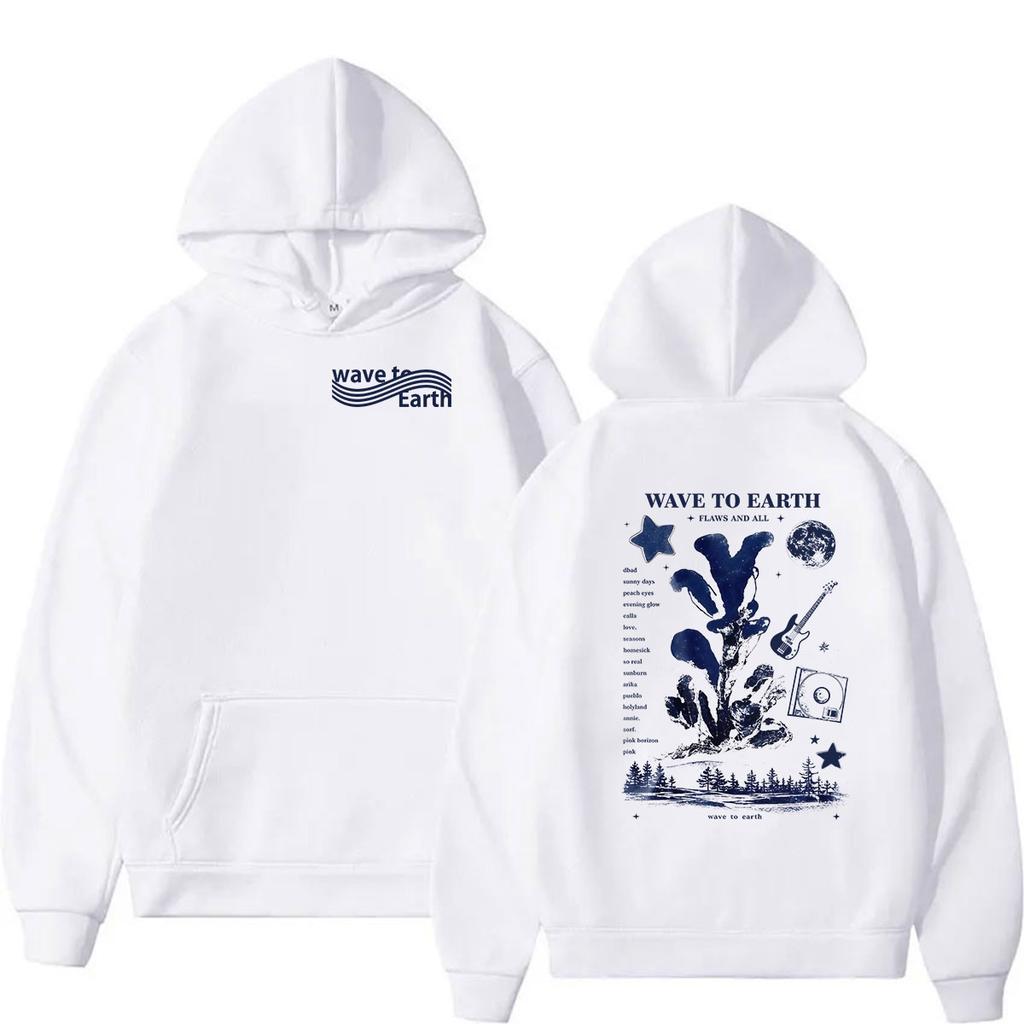 Kpop Band Wave To Earth The Pieces Tour 2026 Hoodie Herren Damen Hip Hop Koreanischer Pop Mode Lockerer Pullover Sweatshirt Streetwear