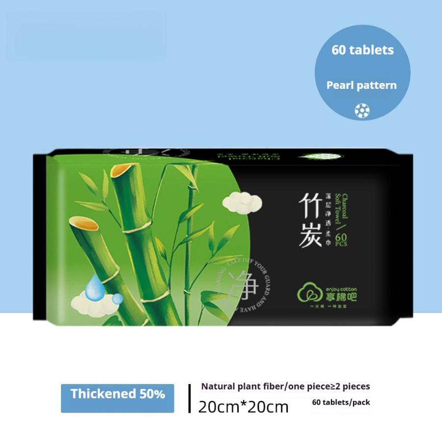 30/50/100 Stück/Packung Baumwolltuch Bambusfaser Gesichtsreinigungstücher Natürlich Einweg Waschlappen für Gesichtstücher Weich Saugfähig Umweltfreundliche Reinigungstücher