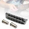 6 String Guitar Bridge String Spacing 10.8mm Threaded Saddles Guitar Bridge Tailpiece Electric Guitar Bridge Enduring