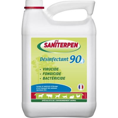 90 5L - Desinfektionsmittel für Tiergehege, Fahrzeuge, Geräte, geruchsneutral -
