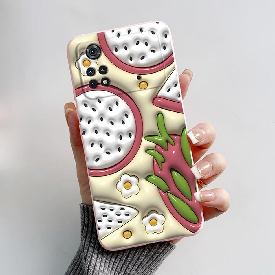 For Xiaomi Poco M4 Pro 4G Case Cute Cartoon Frog Cover Soft Silicone Phone Case For Xiaomi Poco M4 Pro PocoM4 5G Fundas Bumper