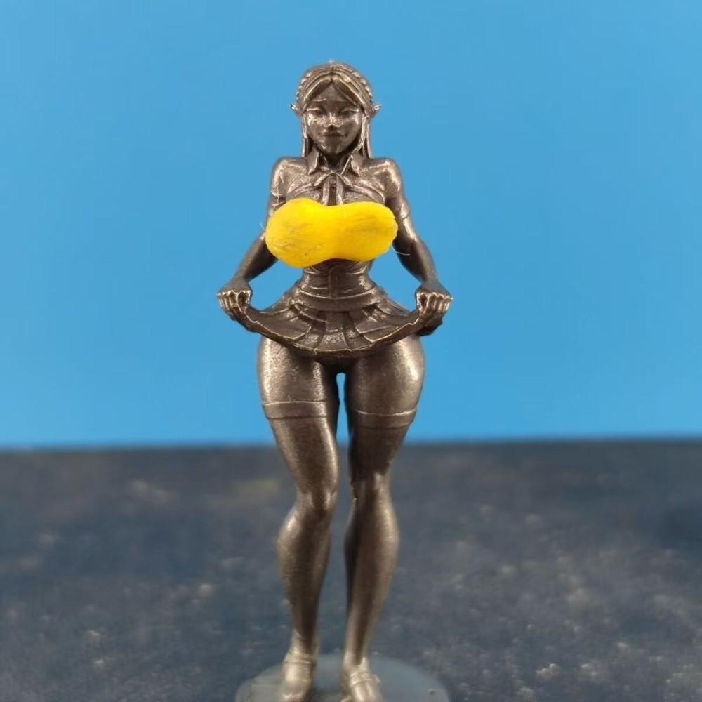 Brass Demon Girl Tour Handmade anime Beautiful Girl Model Ornaments