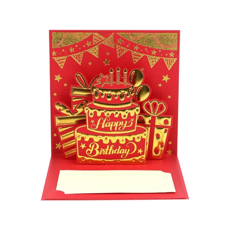 

Envelope Birthday Cake Celebration Card Delicate Birthday Cake Cards 1