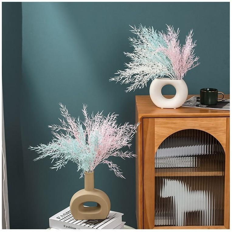 Bamboo Leaf Grass Accessories Mist Artificial Flower Home Decoration Wedding Handheld Flowers Plant Wall Fake Flowers Shooting Props