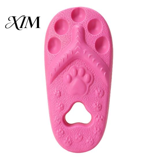 Teething Toys for Puppies Slipper Dog Chew Toy, Puppy Thong Sandal Shape, Interactive Durable Fetch Toy Small to Large Dogs, Pet Training