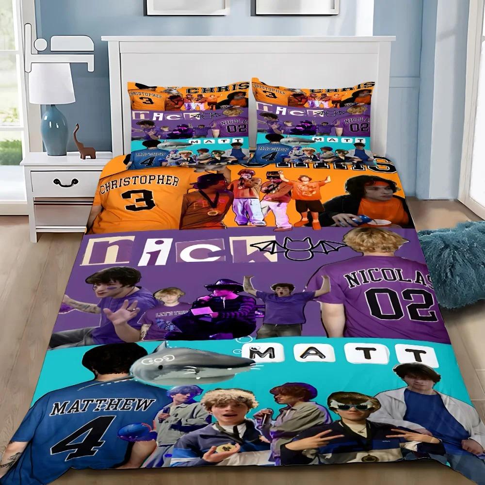 

Пододеяльник и наволочки для тройняшек Стурниоло, комплект постельного белья, украшение для спальни для взрослых, для мальчика, для девочки, детский подарок, одинарный, двуспальный, большой размер 200x230cm