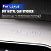 WRSP5 Metal Creative Car Stickers Waterproof Dirt-proof Stickers For Lexus IS250 Ct200h LS430 LX570 NX300h IS300h RX330 ES300h UX250h