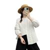2025 Autumn/Winter Elegant Stand Collar Lace Long Sleeve Cardigan Top for Women in Japanese Literary Style